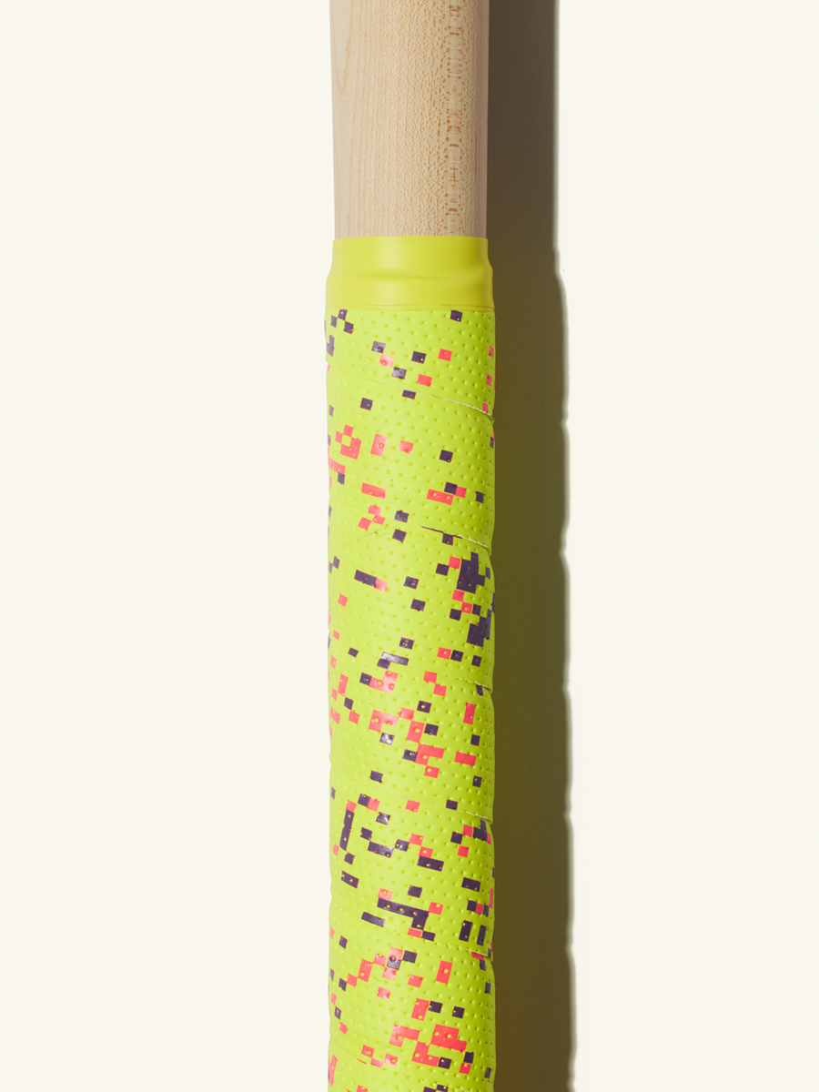 COMBAT MFG Ultra-Perforated Bat Grip, 1.2mm, Optic Yellow/Pink