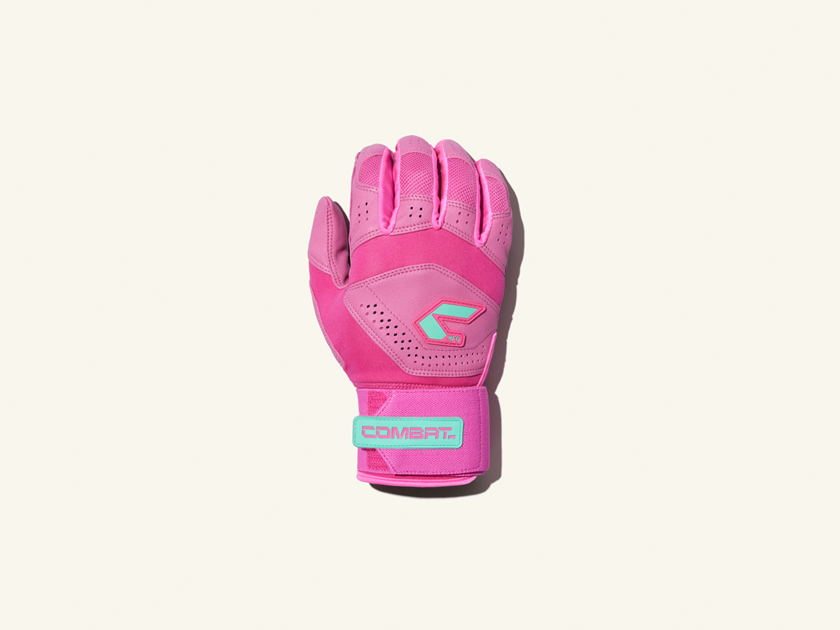 COMBAT MFG Long Strap Batting Gloves