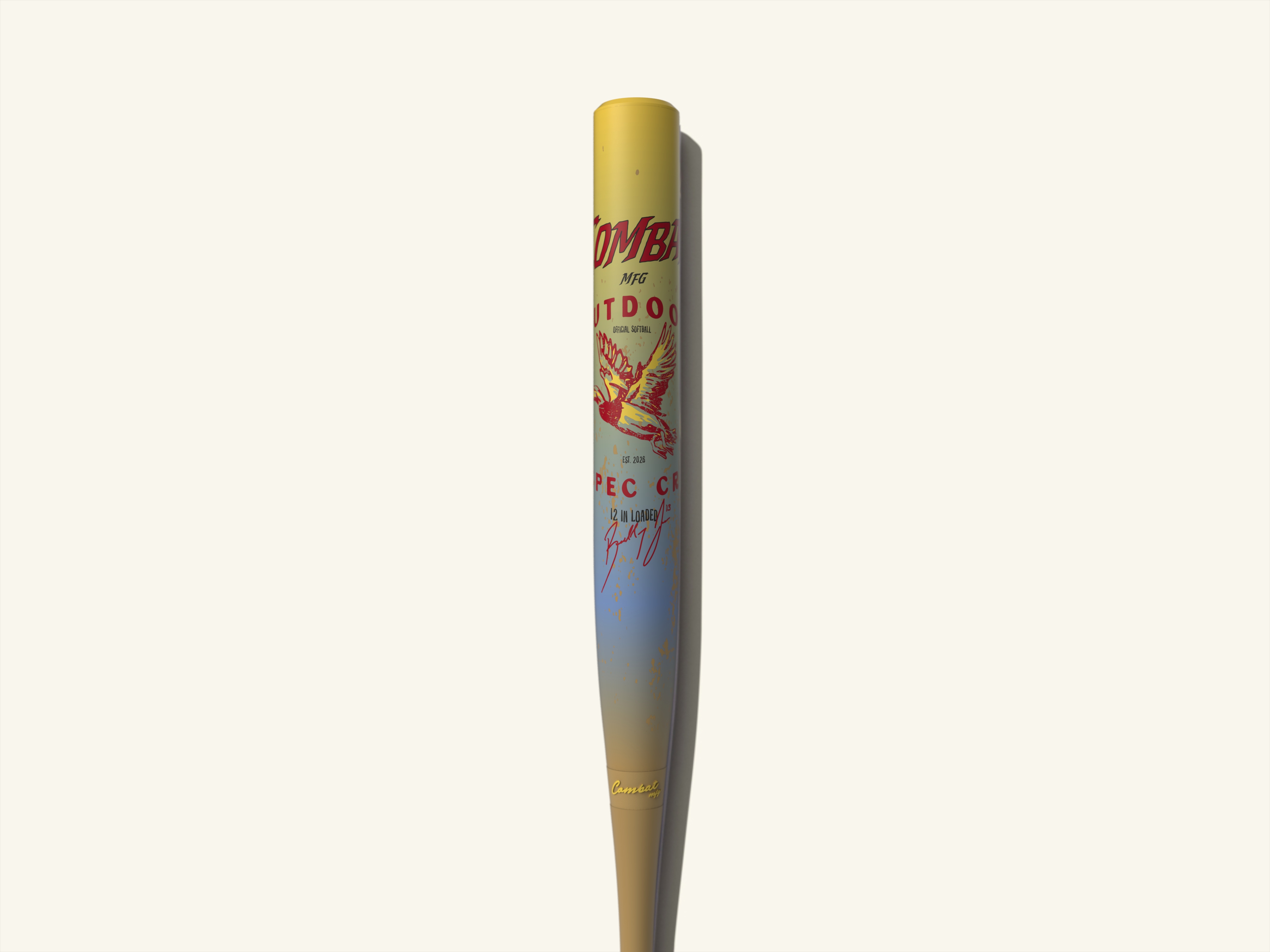 Combat Outdoor "BIG BARRELS" Bradley Jones CR-1 2-Piece USSSA Slowpitch Bat