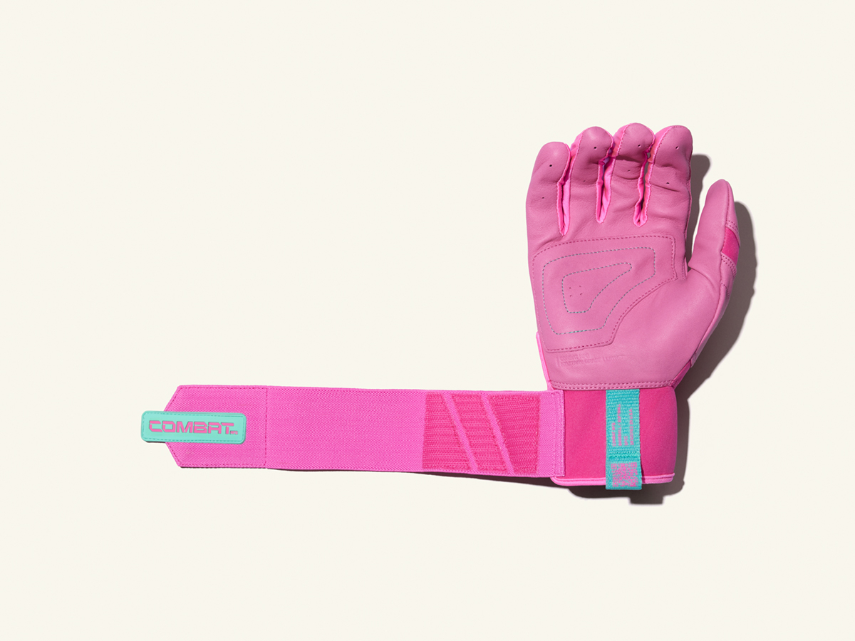 COMBAT MFG Long Strap Batting Gloves