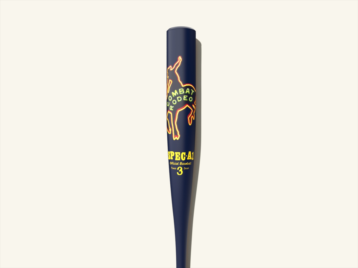 COMBAT MFG Midnight Rodeo "Saddle Up" SPEC-A1 BBCOR Bat