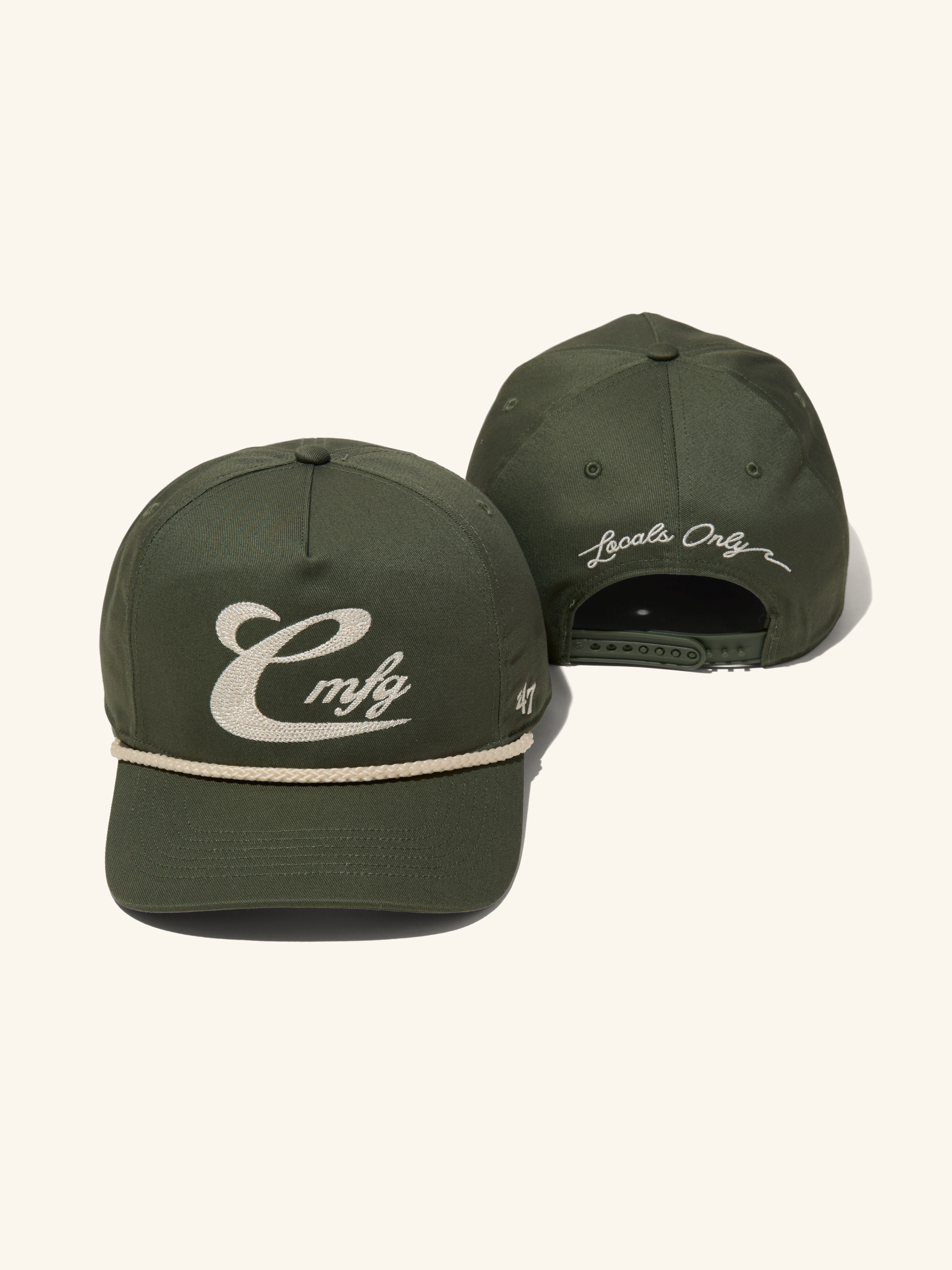 COMBAT Coastal Chain Stitch Cord '47 Hat, Moss