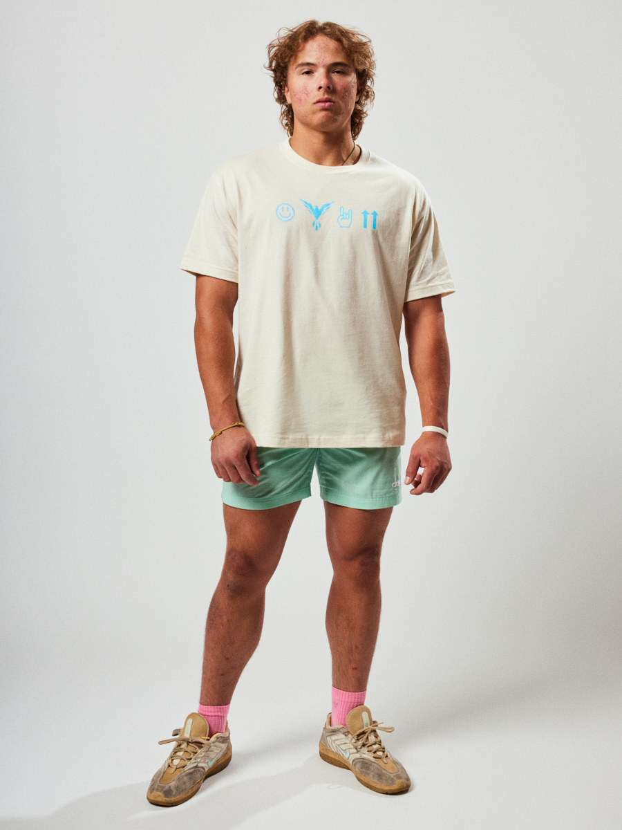 Combat MFG Emoji T-Shirt, Sandstorm, Adult M