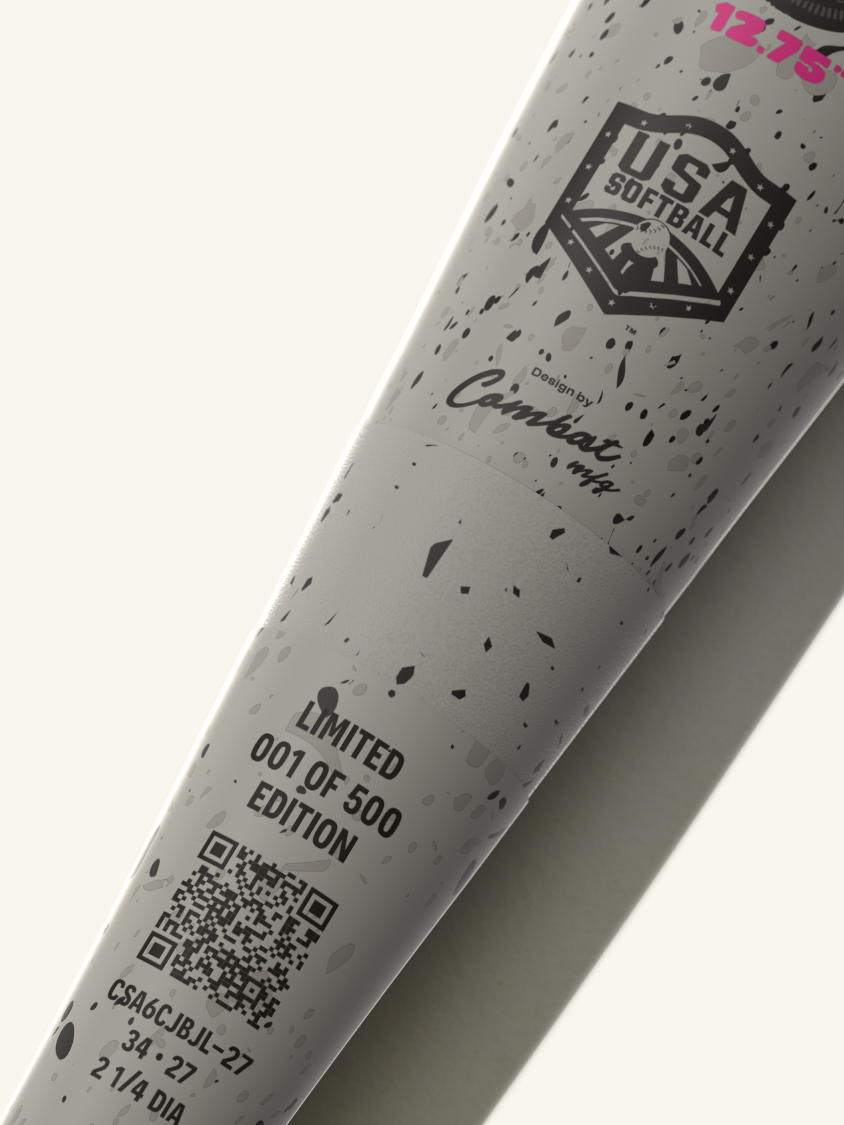 Combat Cookie Jar "Cookies N Cream" Bradley Jones CR-1 USA Slowpitch Bat
